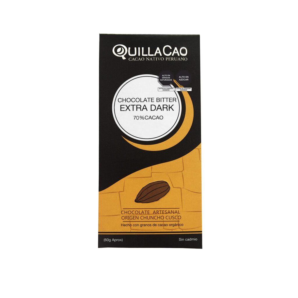 Chocolate bitter 75% cacao x 60 gr – Quillacao